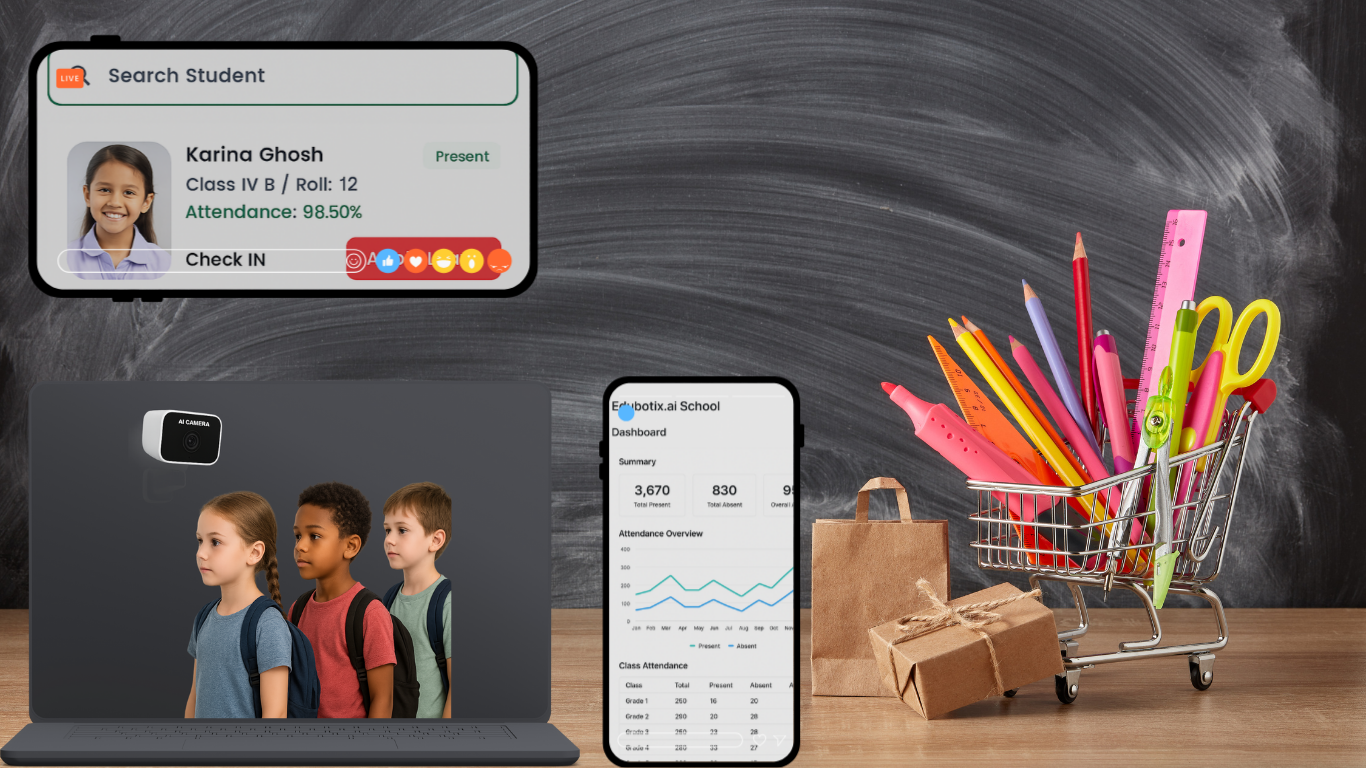 Manual To Digital Transform Your School Attendance With EdubotixAI | Track Attendance Effortlessly with AI.